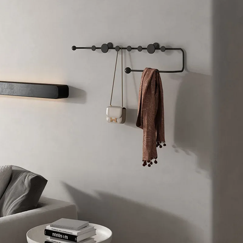 

Metal Coat Rack Clothes Stand Hall Furniture Wall Shelf Storag Organizer Live Room Furnitur Perchero Hanger In The Hallway