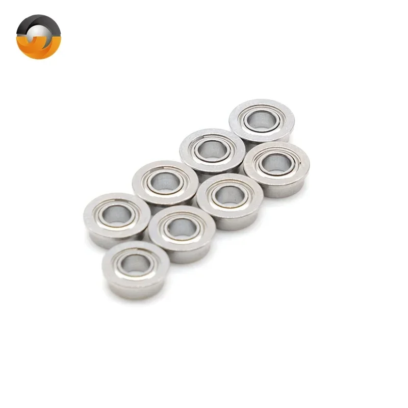 10Pcs  Flange Bearings MF63ZZ 3x6x2.5 mm ABEC-7 Deep Groove Ball Bearing High Quality MF63Z MF63