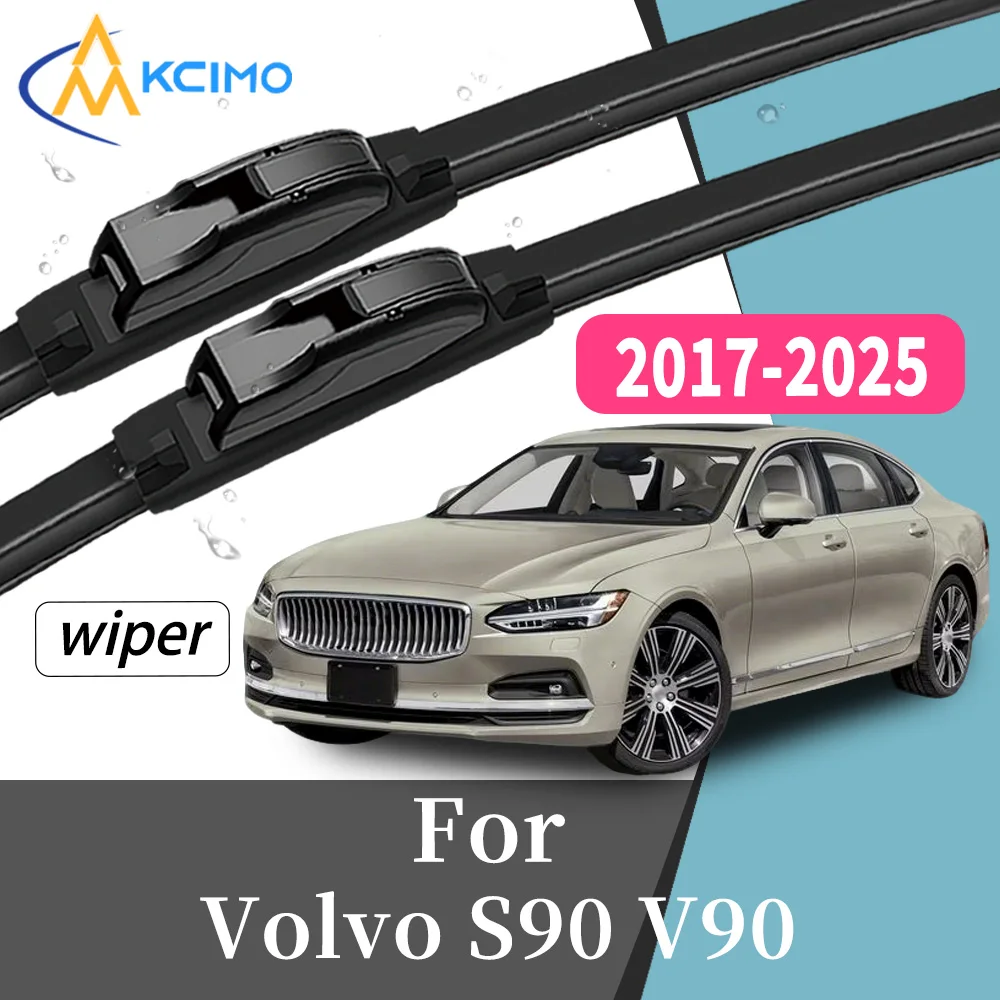 

2Pcs High Performance Front Windscreen Wiper Blades For Volvo S90 V90 2017-2025 Long Lifespan Windshield Replacement Kit