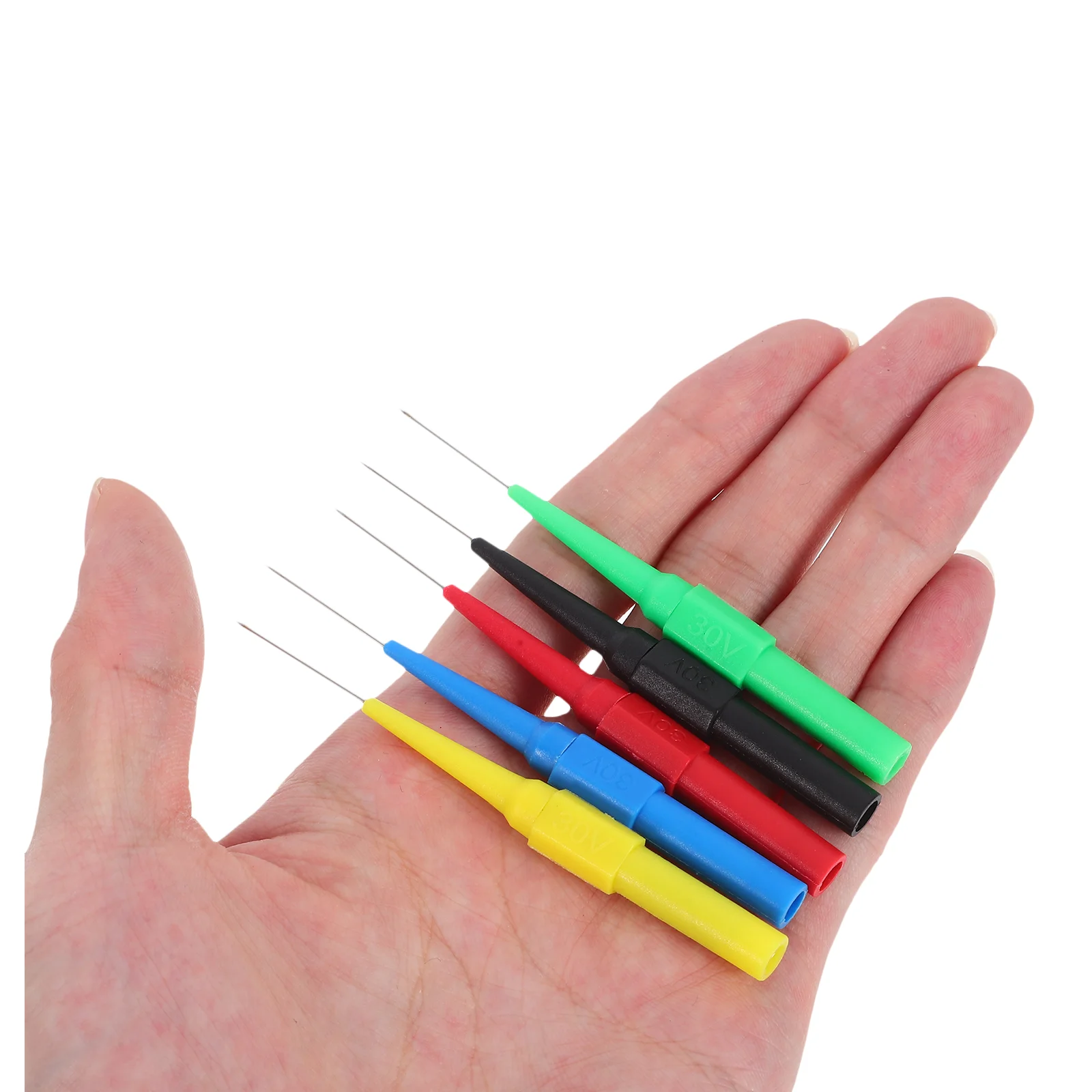 

10pcs Multimeter 0.7mm Wire Car Repair Testing Tool Puncture Probe Kit Auto Repairing Multimeter Testing Tool Plastic Pin