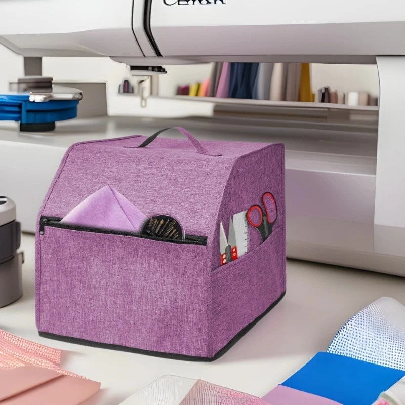 

Oxford Cloth Sewing Machine Dust Cover - Serger/Overlock Machine Cover with Accessories Pouch ﻿