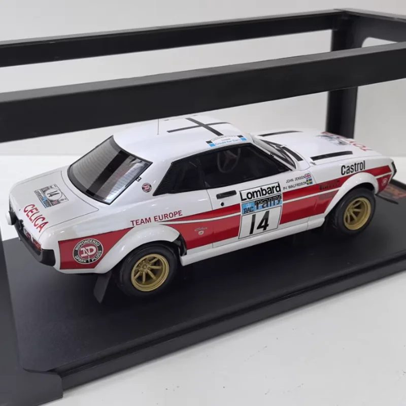 IXO 1:18 Scale Celica 2000 GT RA21 RAC #14 1977 Alloy Car Model Static Collection Decorated Holiday Gifts Toys Souvenir Gift