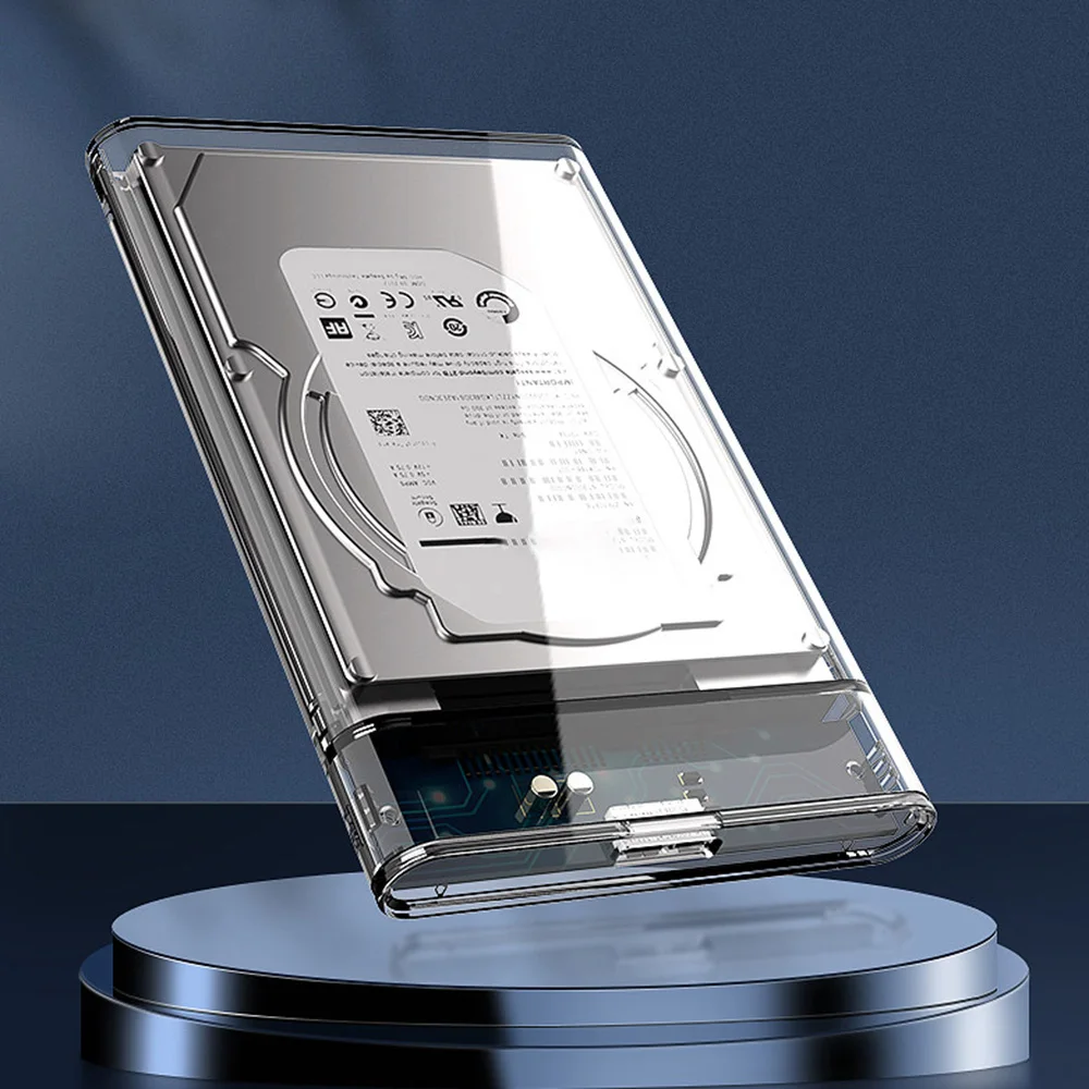 SATA - 유형 C/ USB 3.0/ USB 3.1 외장형 하드 드라이브 인클로저 2.5인치 SSD 인클로저 도구가 필요 없는 설치 5Gbps 하드 디스크 박스