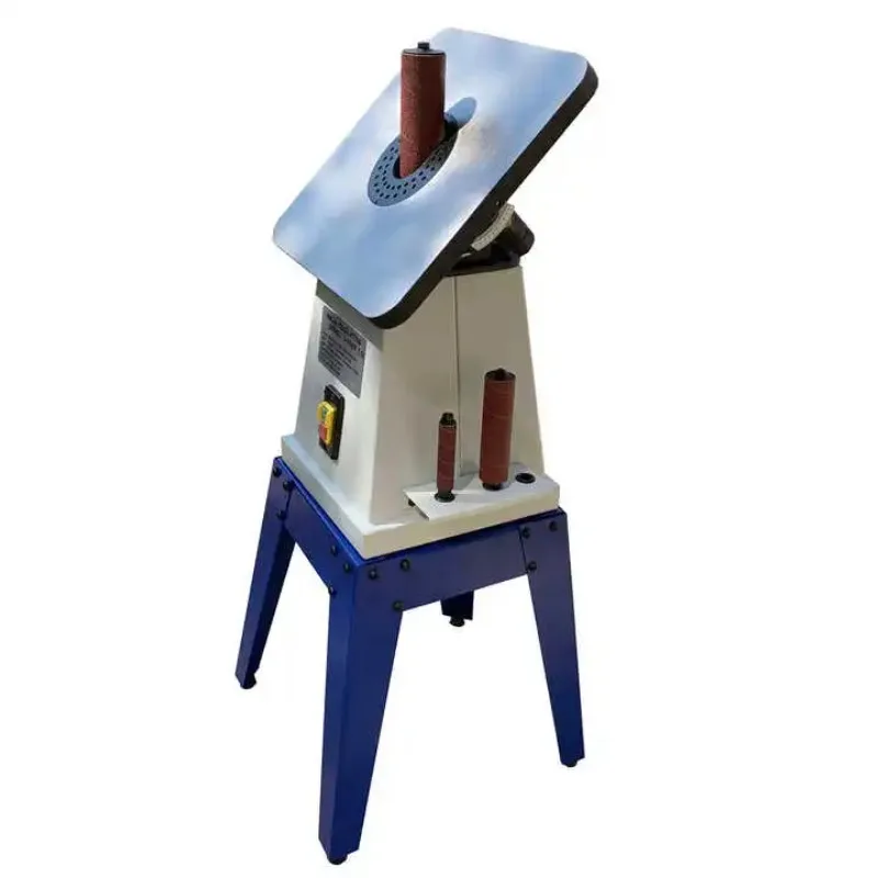 

Woodworking Oscillating Vertical Spindle Belt Sander Disc Sanding Polishing Grinding Machine for Wood Working