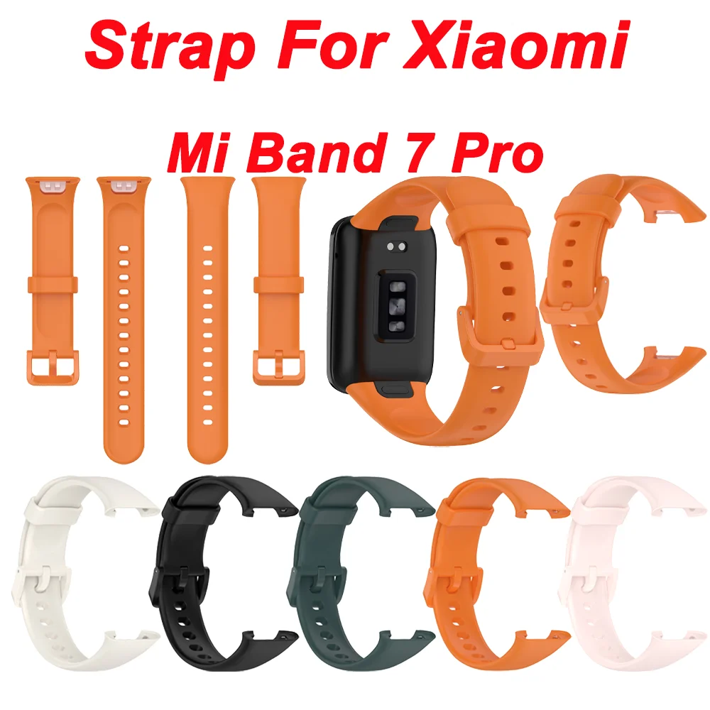 Strap For Xiaomi Mi Band 7 Pro Replacement Band-Silicone Replacement Wrist Watch Band Strap Compatible with Xiaomi Mi Band 7 Pro