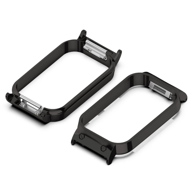 Smartwatch Metall Shell Protector Fall Ersatz Rahmen Stoßstange Strap Stecker Adapter Für Redmi band 2 band2 Uhr Zubehör