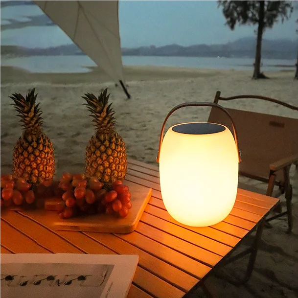 IP65 Waterproof Portable LED , Creative Simple Design Outdoor Camping Light for Garden Lawn Courtyard Homestay