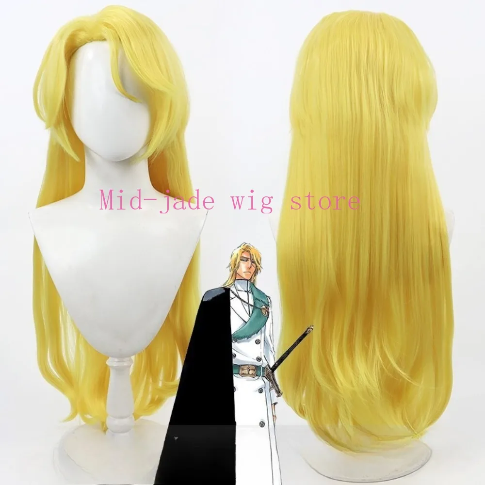 Anime Cosplay Wig Yellow Spiky Hair Layered Top Volume Styling Character Wig for Anime Exhibition Halloween Celebration