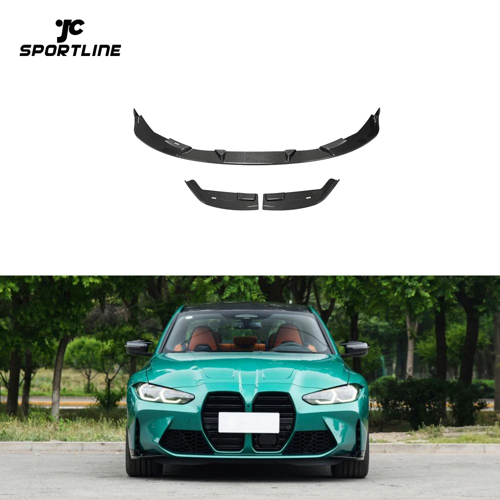 

Carbon Front Bumper Lip Spoilers For BMW G80 M3 G82 G83 M4 Competition 2021 2022