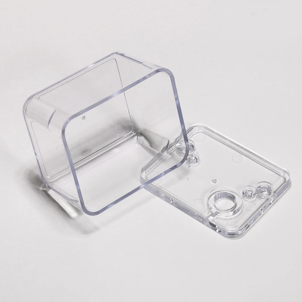 

3pcs Diy Music Box Kit Transparent Plastic Wind Up Mechanism Self-Assembly Repair Decoration Clear Display Case Compatible Parts
