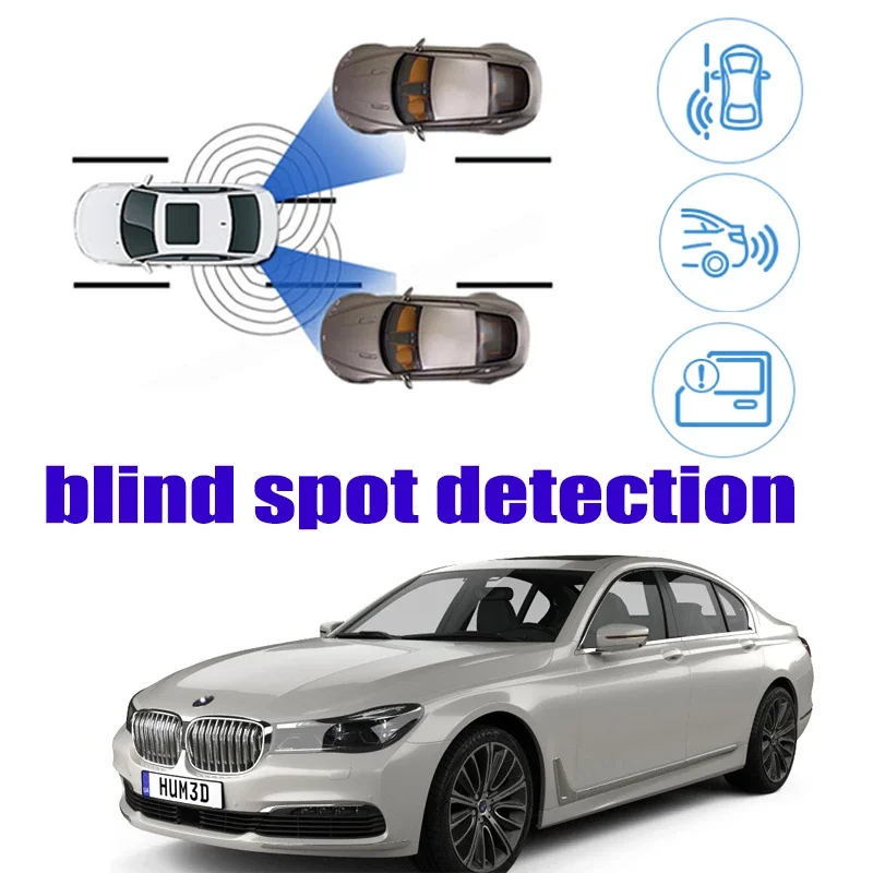 For BMW 7 G11 G12 2015~2019 Car BSD BSA BSM Blind Area Spot Warning Safety Drive Alert Mirror Rear Radar Detection System