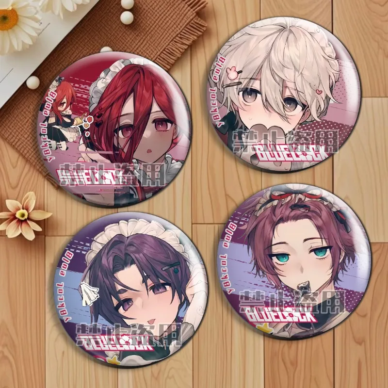 Isagi Yoichi Chigiri Hyoma Bachira Meguru Kuon Wataru Popular Anime 2D Peripheral 58mm Badges Anime Lapel Pins for Backpacks