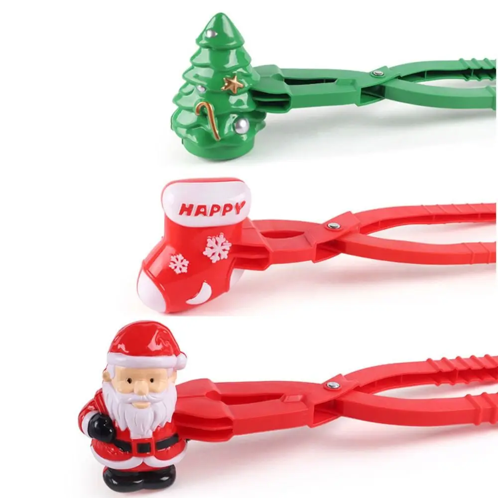 البلاستيك سانتا كلو صانع كرة الثلج لعبة شجرة عيد الميلاد سانتا كلو شجرة عيد الميلاد صانع كرة الثلج كليب دائم مقاومة للاهتراء