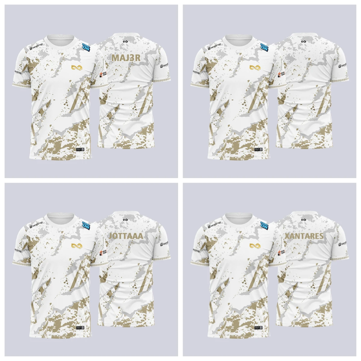

2025 New Jersey CS2 Esports Team Eternal Fire Main Game Training Uniform Unisex Street Top T-shirt Comfortable and Breathable