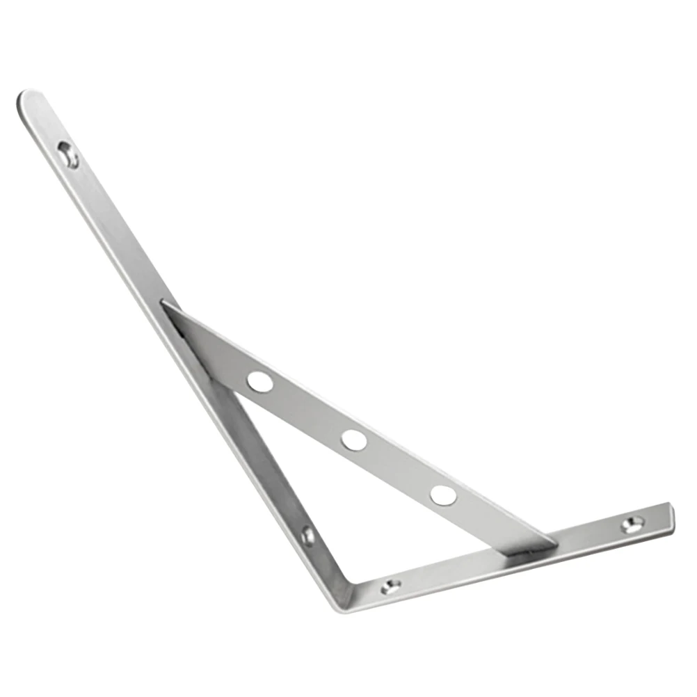 دعامة رف شديدة التحمل من الفولاذ المقاوم للصدأ، دعامة تثبيت على الحائط، دعامات ثلاثية القوائم لتخزين الأثاث، حامل مثلث متين