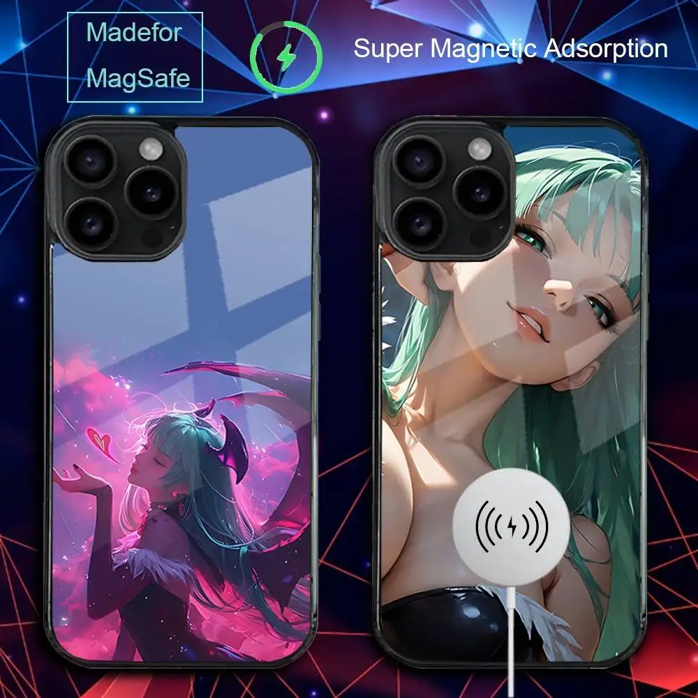 

D-Darkstalkers Game Phone Case For iPhone 17,16,15,14,13,12,11,Pro,Max,Plus,Mini,SE4,E Magnetic Magsafe Wireless Charging