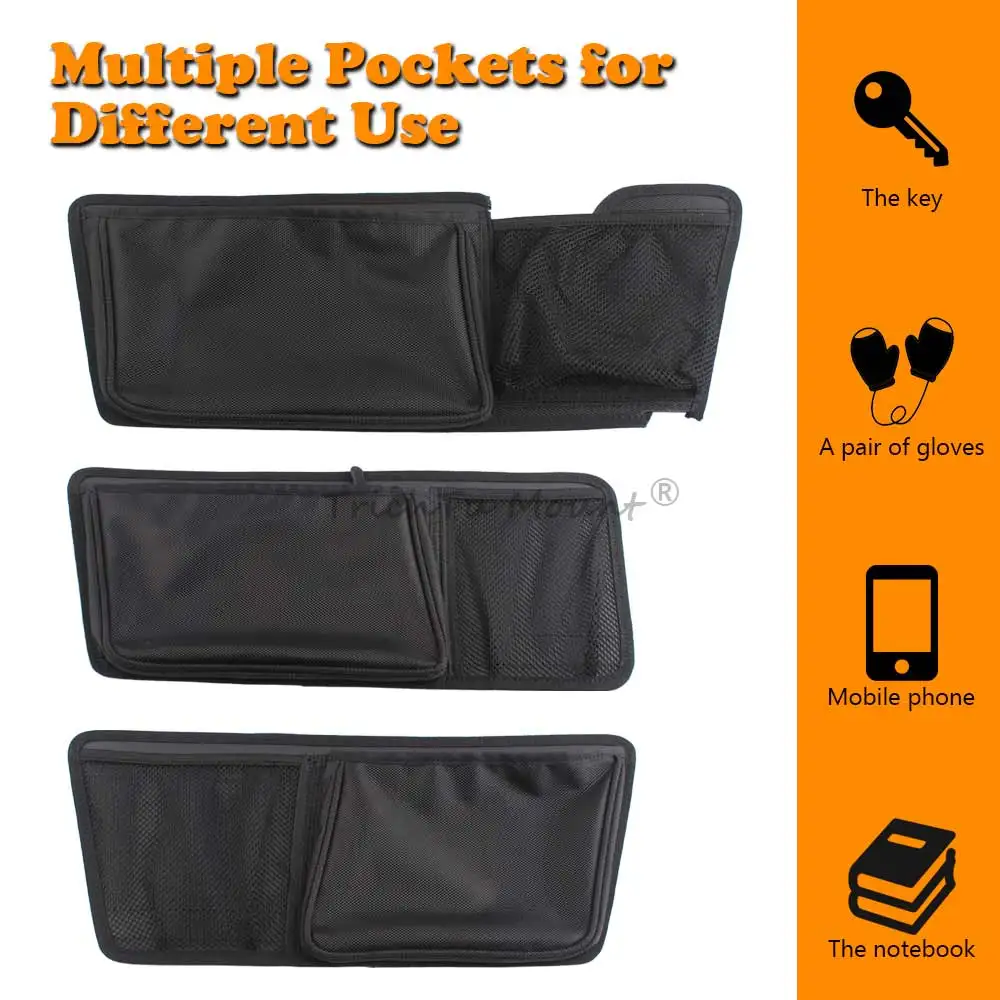 1 Set Rear luggage Tour Pack Organizer Black Nylon Kit Motorcycle For Harley Touring Tri Glide 2014-later King Tour-Pack Luggage