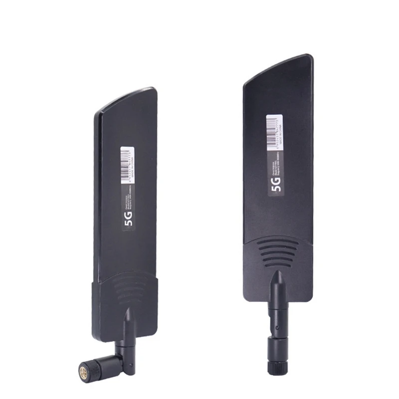 A47U 600-6000Mhz Flexible Fold Wireless Router 2G 3G GSM GPRS 4G 5G High Gain 40 DBi LTE Signal Booster WIFI Antenna Black A