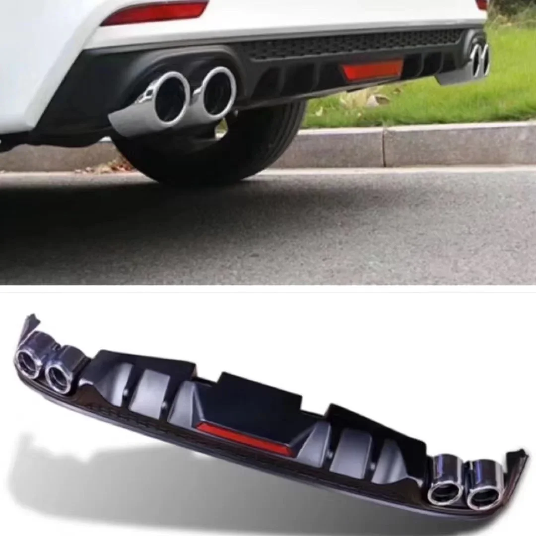 For A4 A5 A6 A7 Rear Bumper Spoiler Lip Diffuser Body Kit Auto Car Accessories