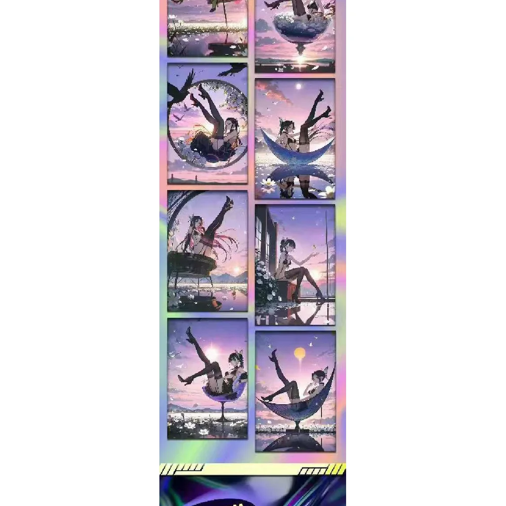 Nuova carta da collezione Demon Slayer Art board Anime Cute Girl Collezione rara Regali giocattolo