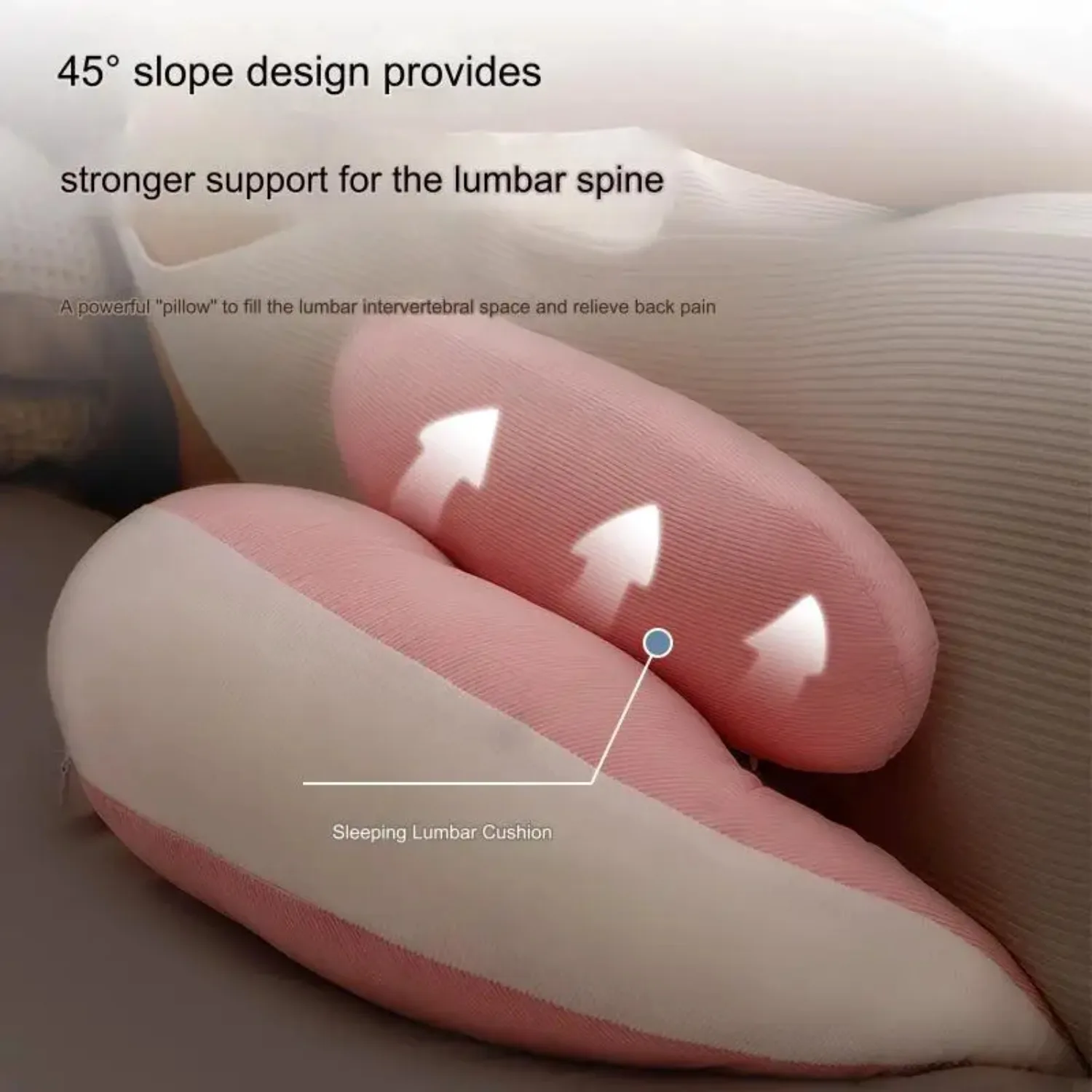 Travesseiro ergonômico para gravidez, para travessas laterais, suporte para gravidez, proteção de cintura, alívio da pressão abdominal e traseira