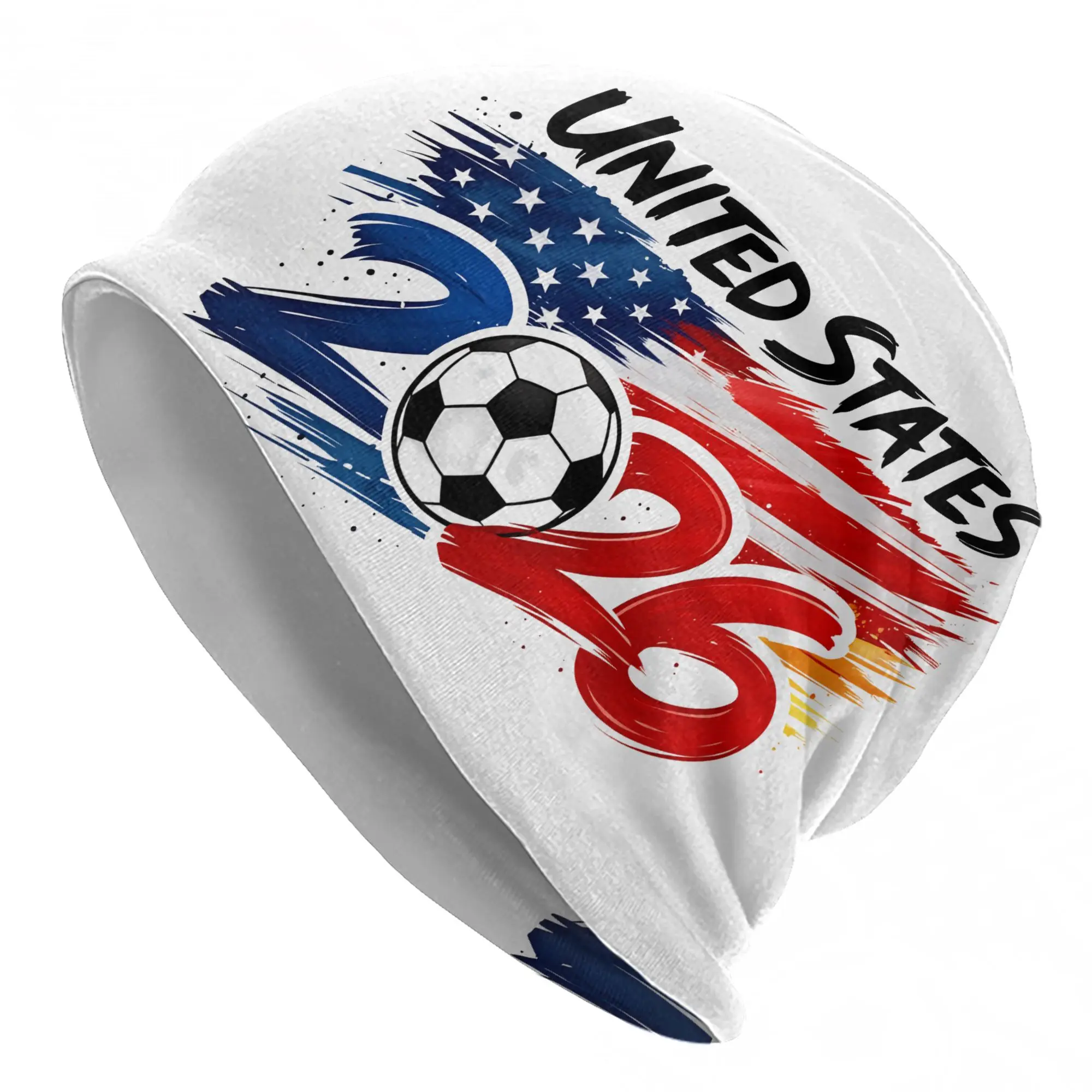 United States America Bonnet Hats Casual Outdoor Football Soccer 2026 Skullies Beanies Hats Men's Women's Warm Head Wrap Cap