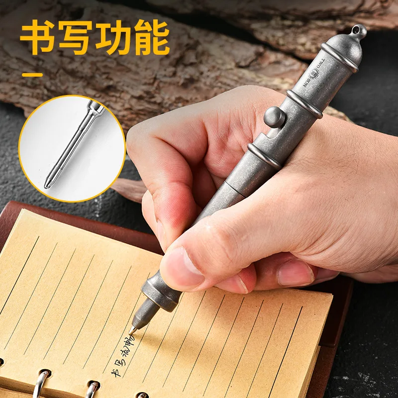 EDC Titanium Alloy Pen With Collection Writing Multi-functional Portable Outdoor EDC Tools