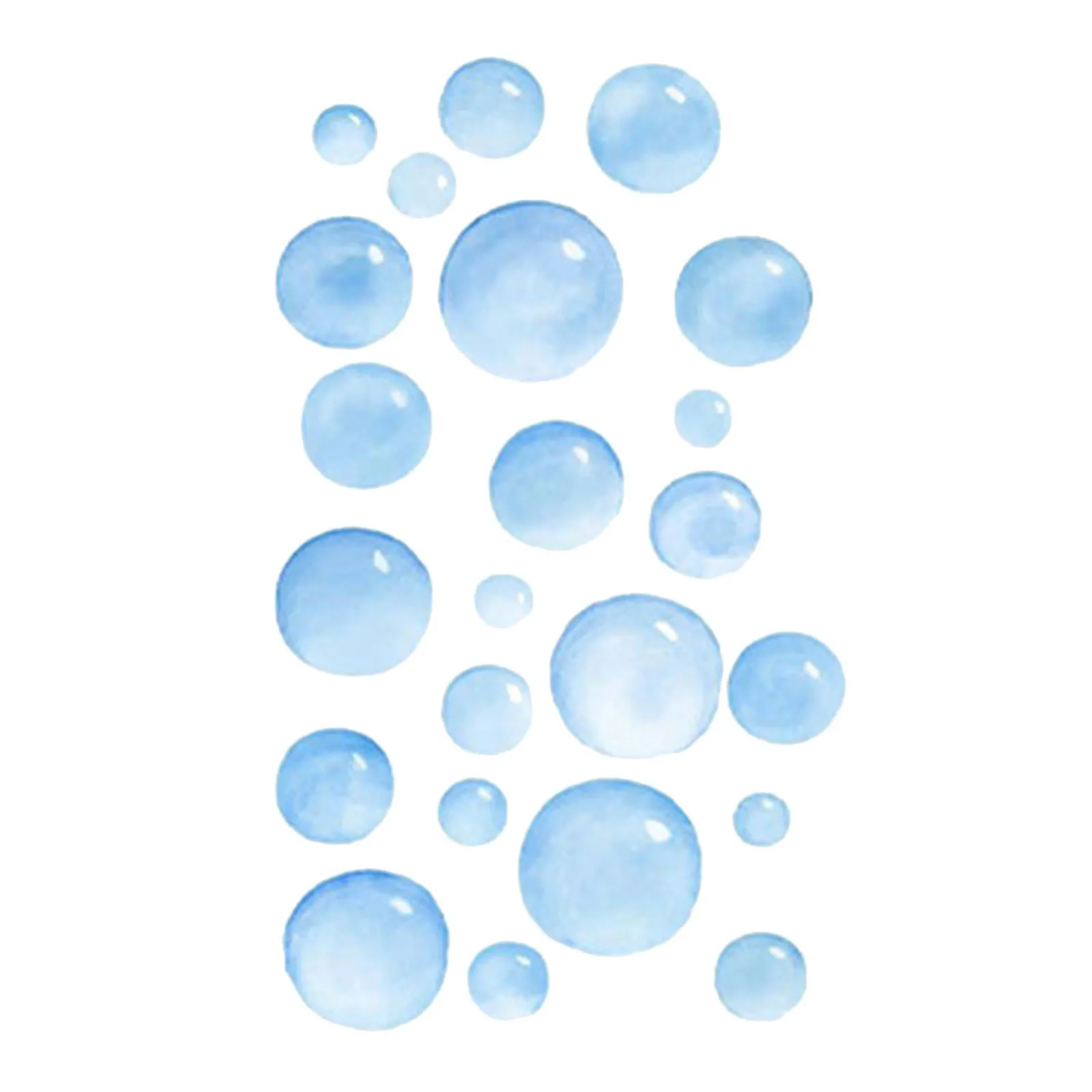

Bubbles Wall Sticker Removable Self Adhesive PVC Decorative Decals Bubble Pattern Peel Stick Wall Art Bathroom Bedroom