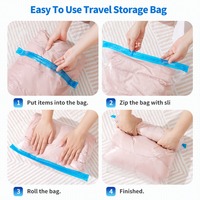 1/3/5 PCS Clothing and Other Things. Pouch Space-saving Bags Storage Bag Vacuum Storage Bag Travel Essentials Clothes Organizer