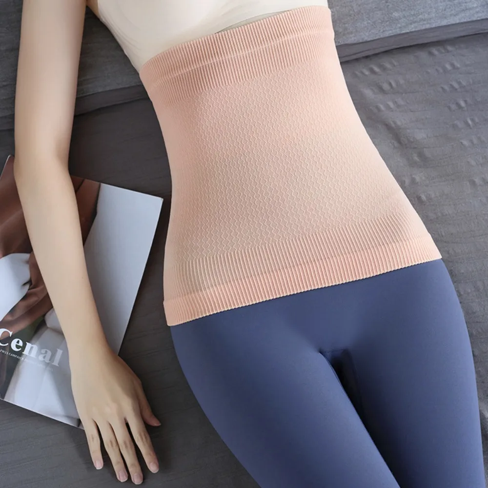 Seamless Postpartum Body Shaper Belly Contracting Black White Color Waist Trainer Tummy Control Thin Slimming Shapewear Female