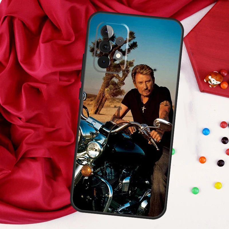 Johnny Hallyday Music Case For Samsung Galaxy A54 A34 A14 A51 A71 A12 A22 A32 A52 A13 A23 A33 A53 A73 Coque