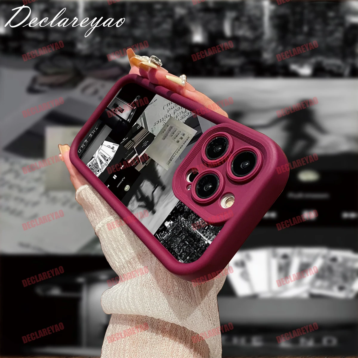 DECLAREYAO Matte TPU Slim Soft Cover For Samsung Galaxy S24 Ultra S22 S23 S21 Plus S25 Case Silicone Shockproof