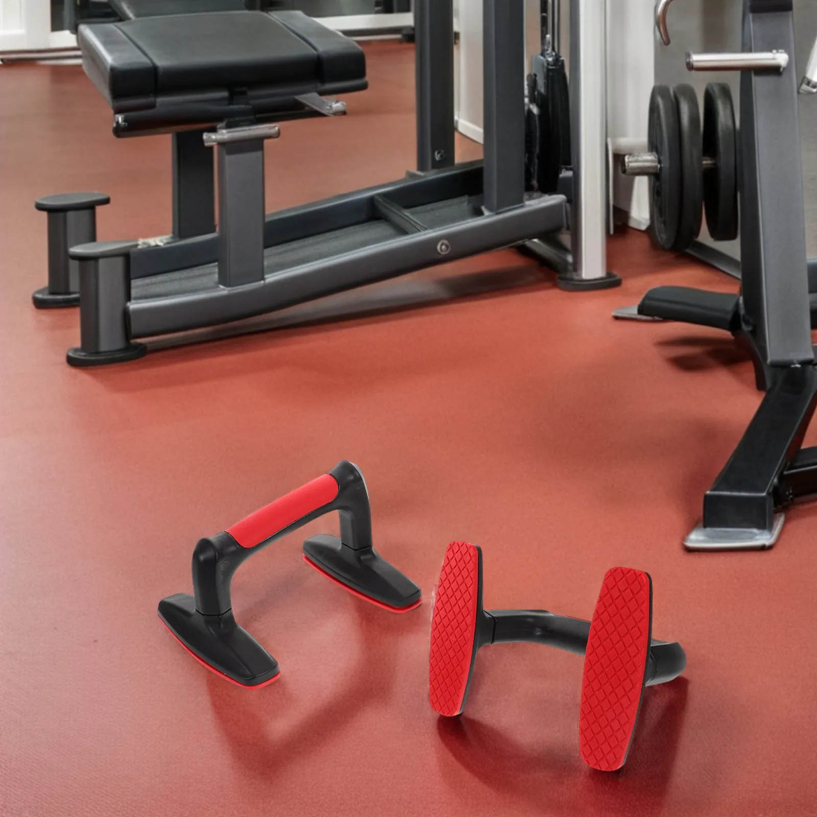 2Pcs H-Shaped Push Up Stands for Floor Chest Workout Enhanced Muscle Training Fitness Equipment Home Gym Accessories