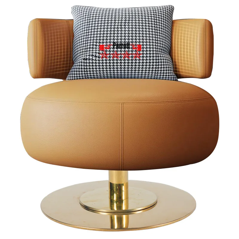 

Special disc base Leisure swivel chair chassis Titanium stainless steel flat disc