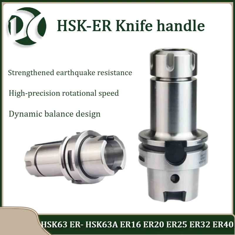 

HSK63 ER Accuracy HSK63A ER16 ER20 ER25 ER32 ER40 Tool Holder HSK 63A Tool Holder engraving machine bracket tools Collets