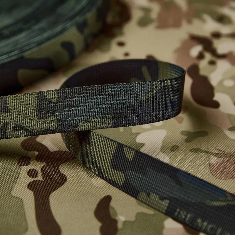 652F Multifunctional Camouflage Webbings 25mm for Creative DIY Projects in Nature