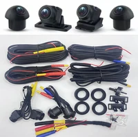 1080P 3D 360 °   Cámara de sistema de cámara panorámica para coche Android Multimedia trasero/delantero/izquierdo/derecho 360 accesorios panorámicos