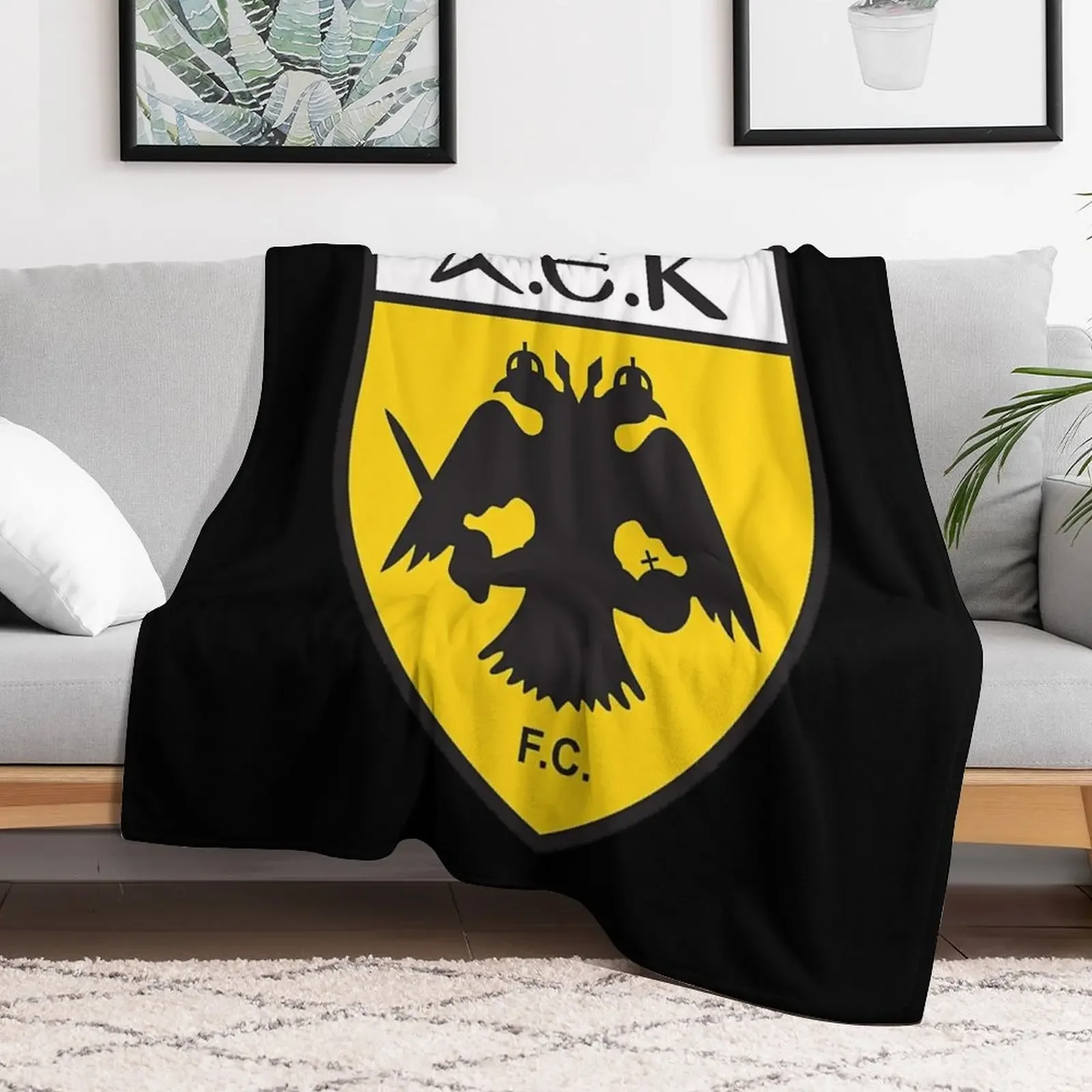 AEK ATHENS Throw Blanket Cute Bed Blankets