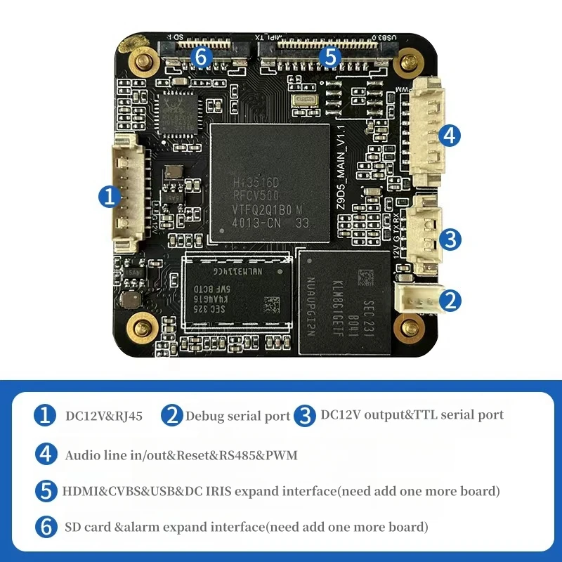 IMX664 0.001 lux starvis 2 super starlight camera module