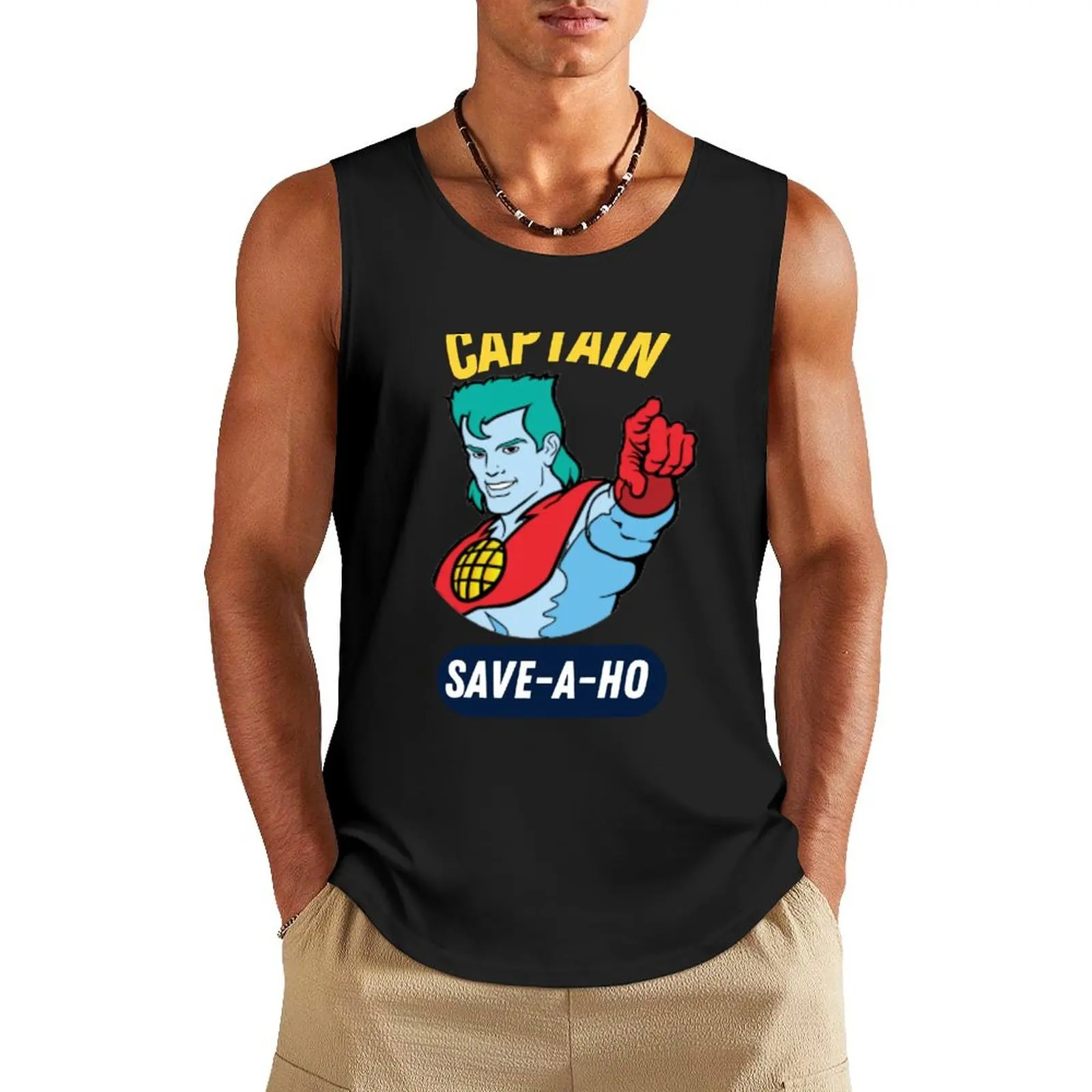 

Captain save a ho classic t shirt Captain save-a-ho Tee Tank Top fashion 2025 man gym clothing