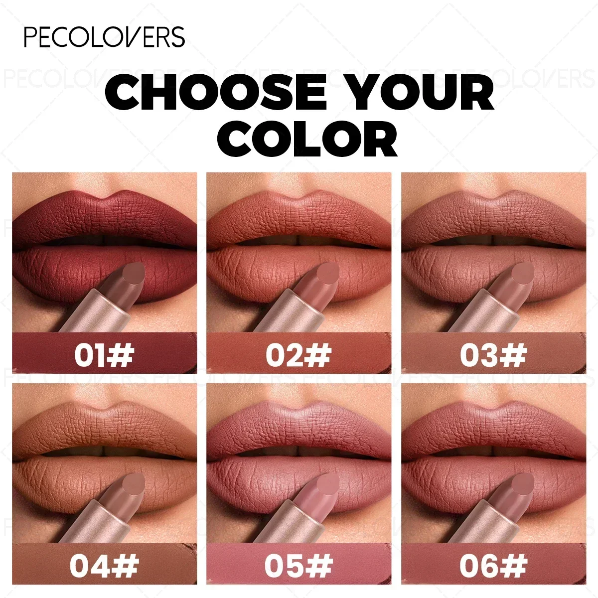 1PC Waterproof and Anti-smudge, Cream Texture, Multi-color Options, Moisturizing and Non-drying, Non-stick Cup, Lipstick