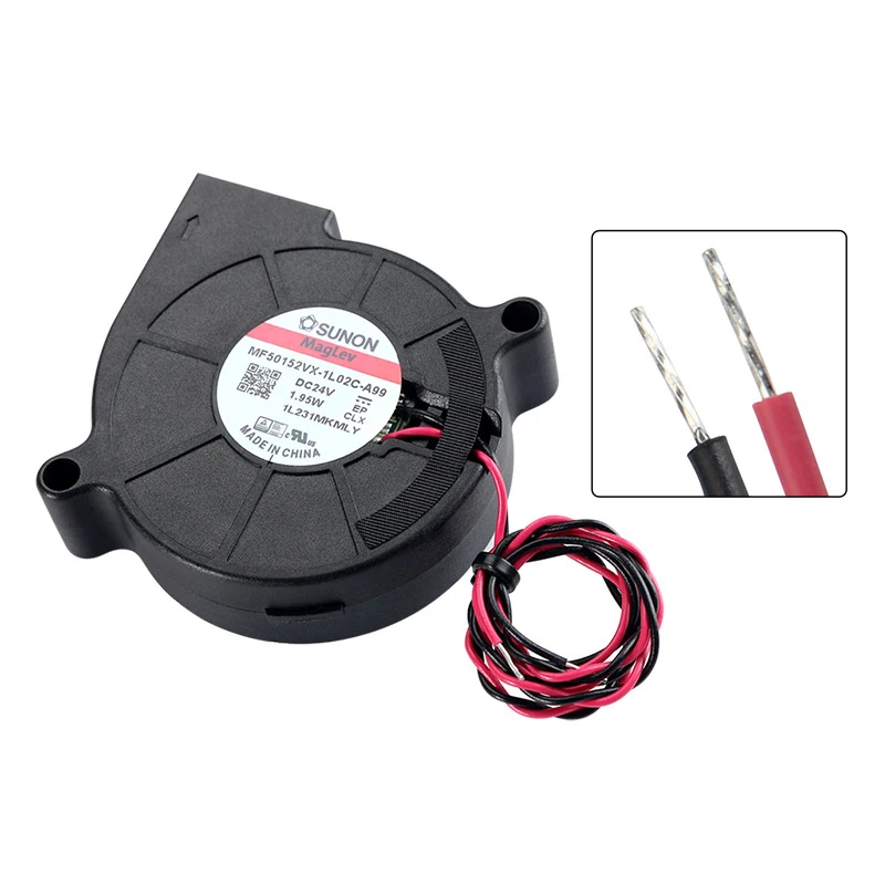 

For Sunon 5015 3D Printer Blower fan 50*50*15mm fan DC 24V 1.95W Inverter recorder cooling fan