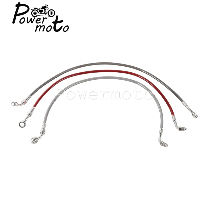 For Harley Softail Sport Glide Standard Breakout 2018-2023 Motor 3Colors Front Upper Braided Brake Pipe Line Cable Oil Hose Tube