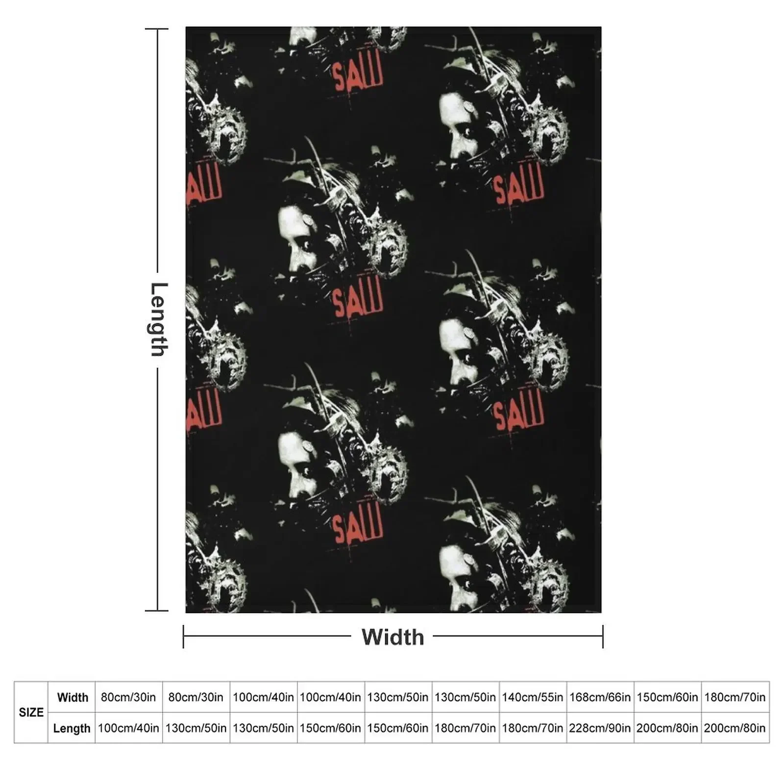 Vintage Saw Movie Throw Blanket warm for winter Baby Sofa Quilt Sofa Throw Blankets