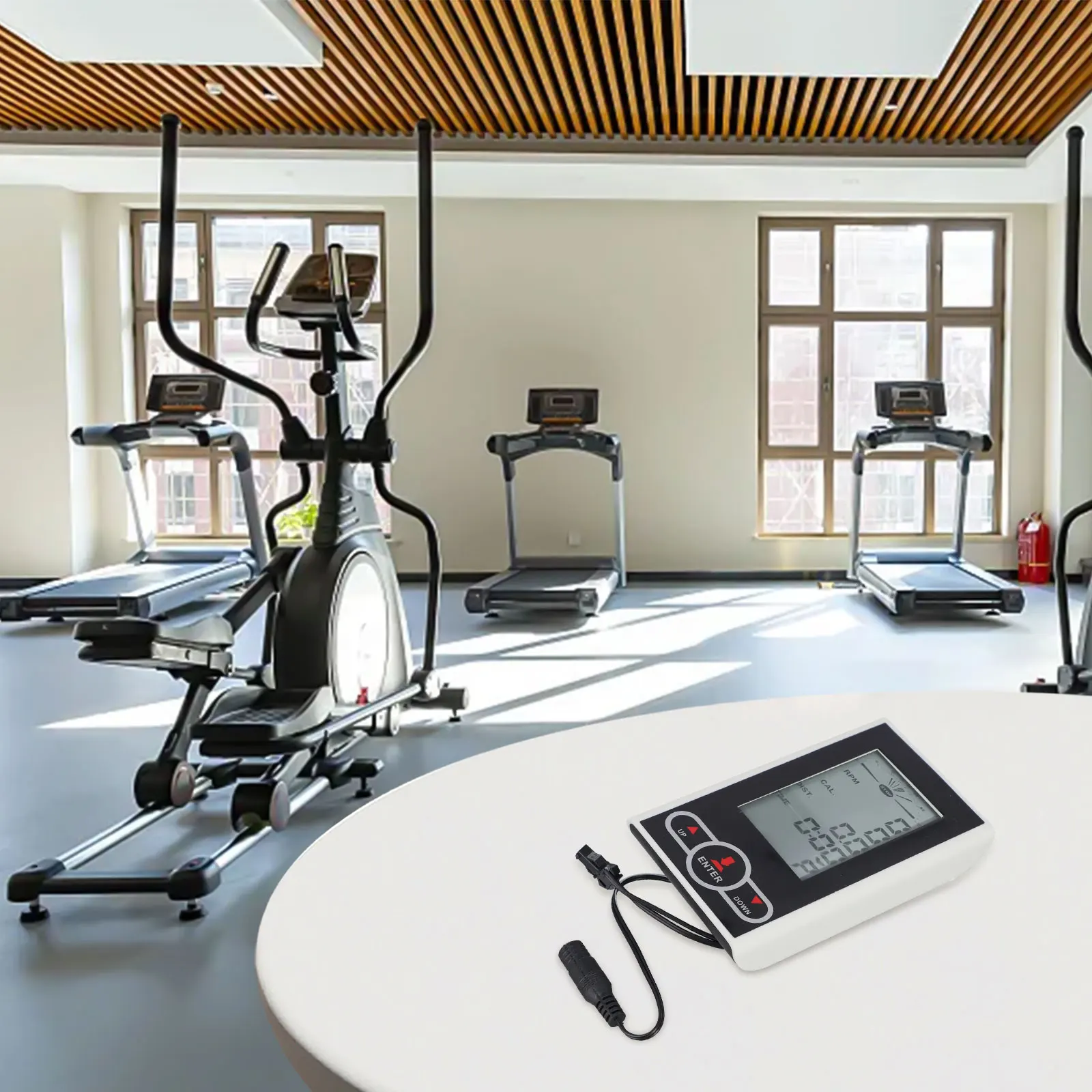 Electronic Workout Monitor Elliptical Machine Meter Elliptical Machine Meter Accessory Speed Measurement Device