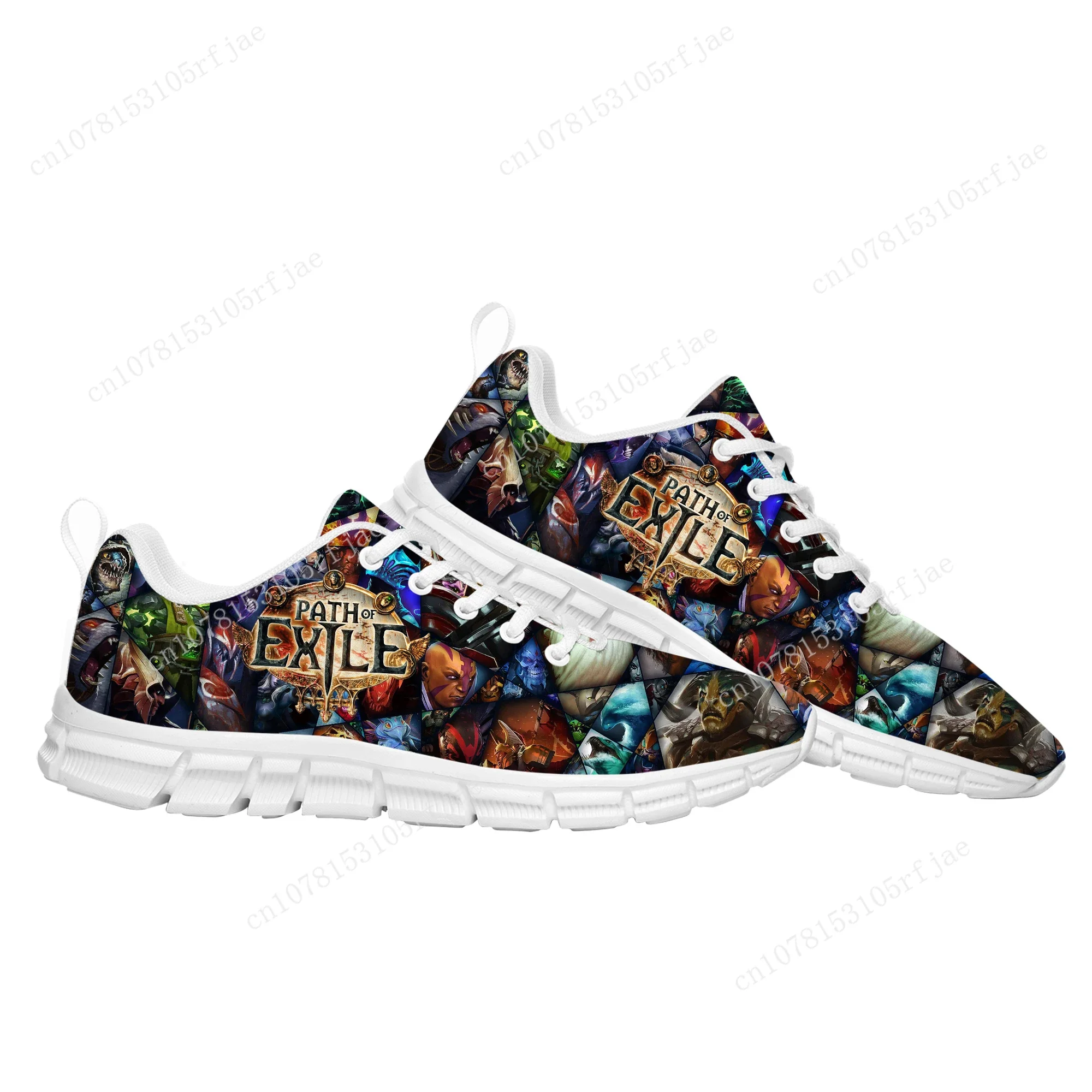 

Path of Exile Sports Custom Shoes High Quality Cartoon Game Mens Womens Teenager Fashion Sneaker Tailor Made Couple Built Shoes