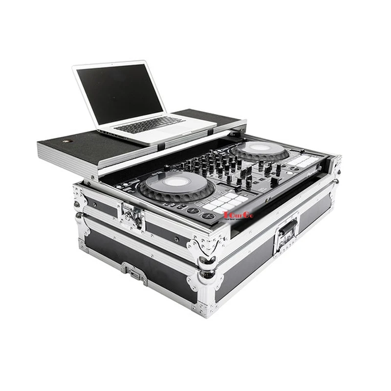 

Audio Flight Case for Pioneer DDJ-1000 Controller with Laptop Shelf and Wheels