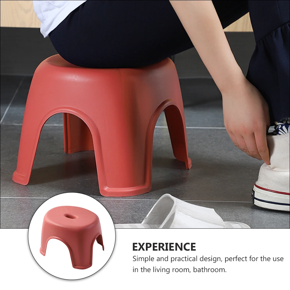 

Anti-Slip Footstool Bathroom Small Low Home Use Non-Slip Furniture Household Stool Room Bedroom Stool For