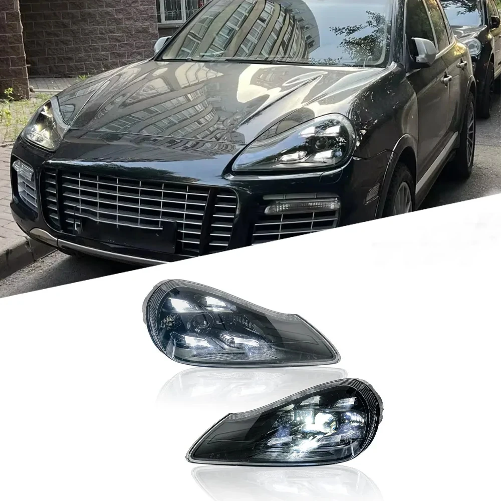 

Car Headlight For Porsche Cayenne 957 2007-2010 Upgraded Styling New LED Headlight Dynamic Turn Signal Lamp Car Accessories