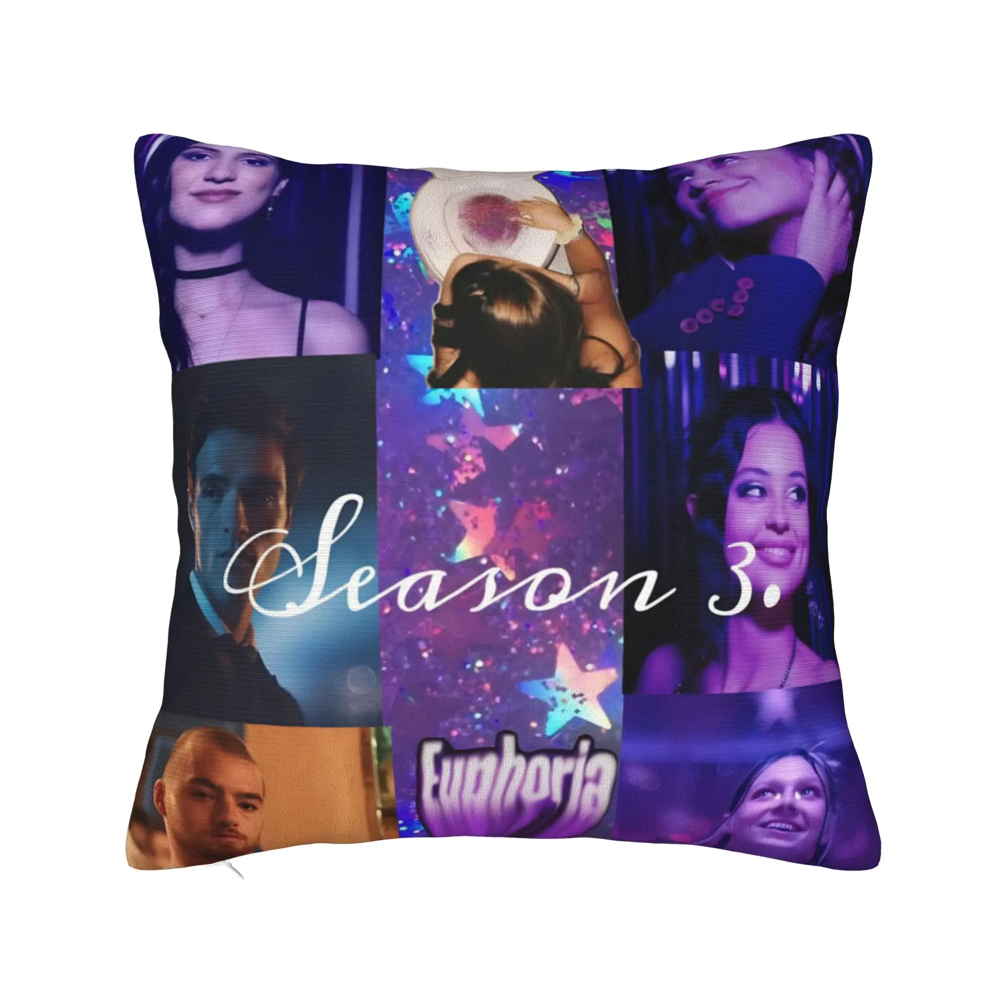 Housse de coussin Euphorias Season 3, housse de coussin douce, décorative, pour la maison, plusieurs tailles